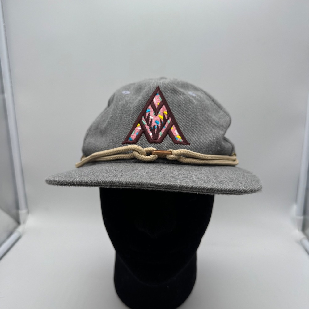 Findlay‎ Hats Gray Snapback Baseball Cap Rope Detail Embroidered Logo